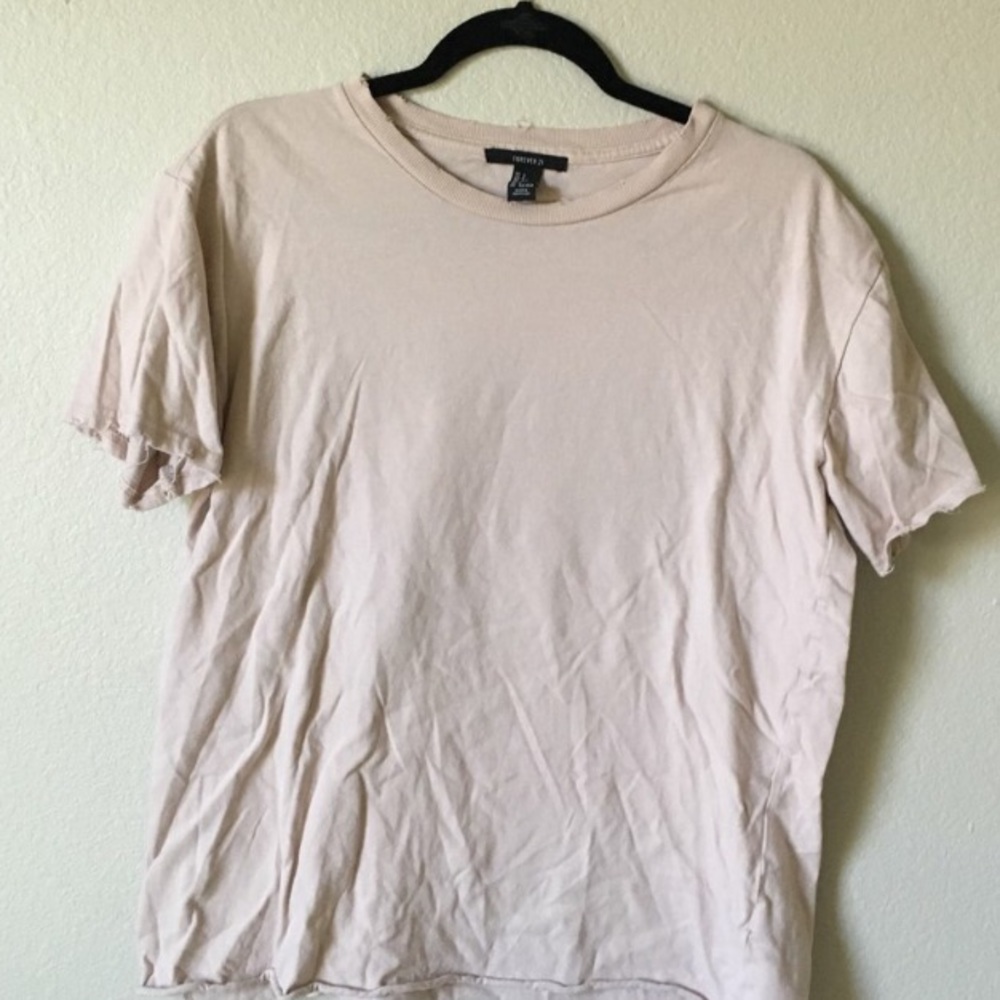 distressed tee